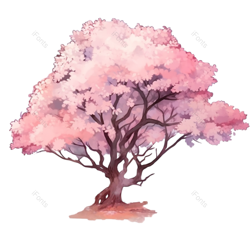 天空图片,樱花元素,风景PNG,免抠素材